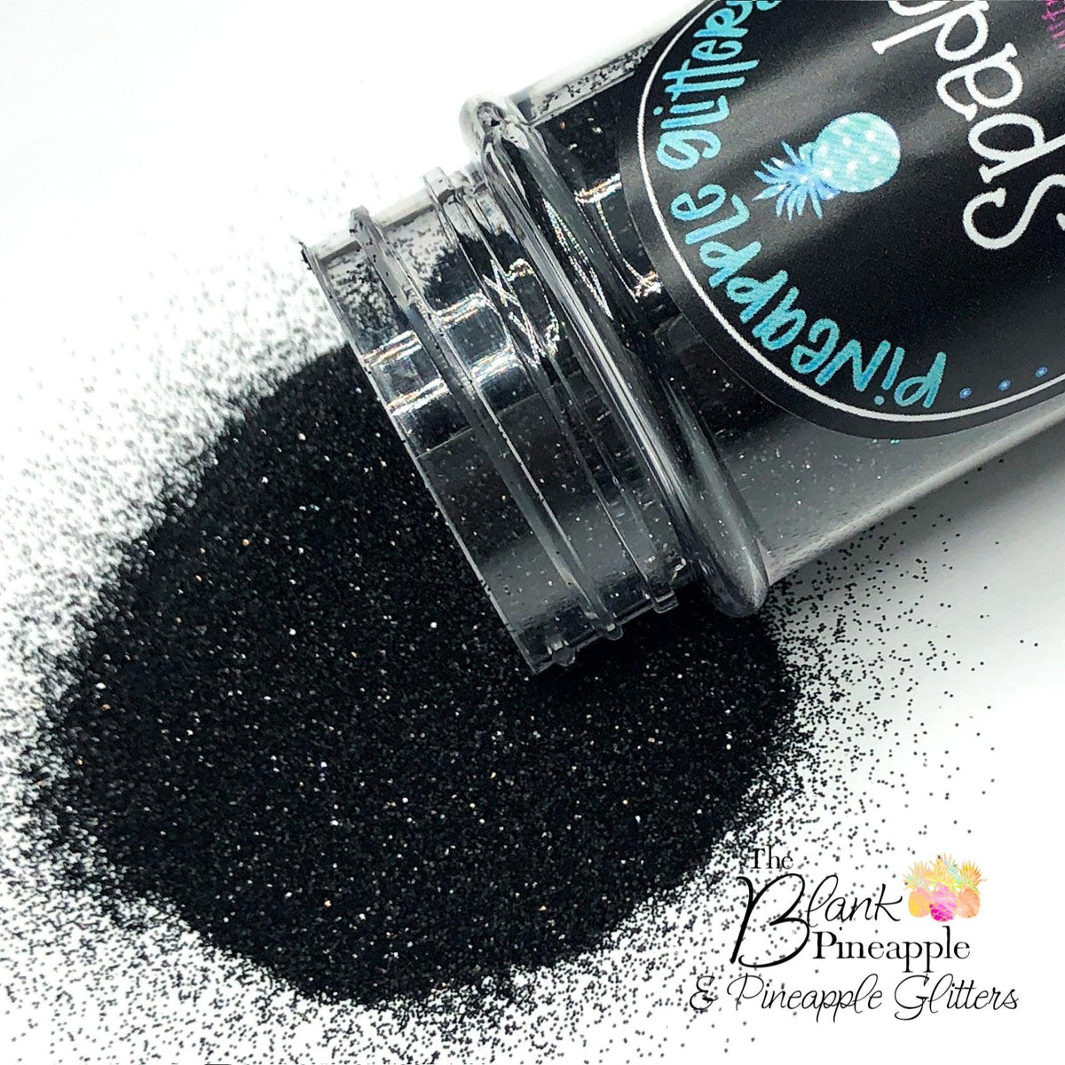 BLACK Fine Glitter, 1/64 Polyester Glitter, Solvent Resistant, Premium  Quality Glitter, 1 Oz Resealable Bag 