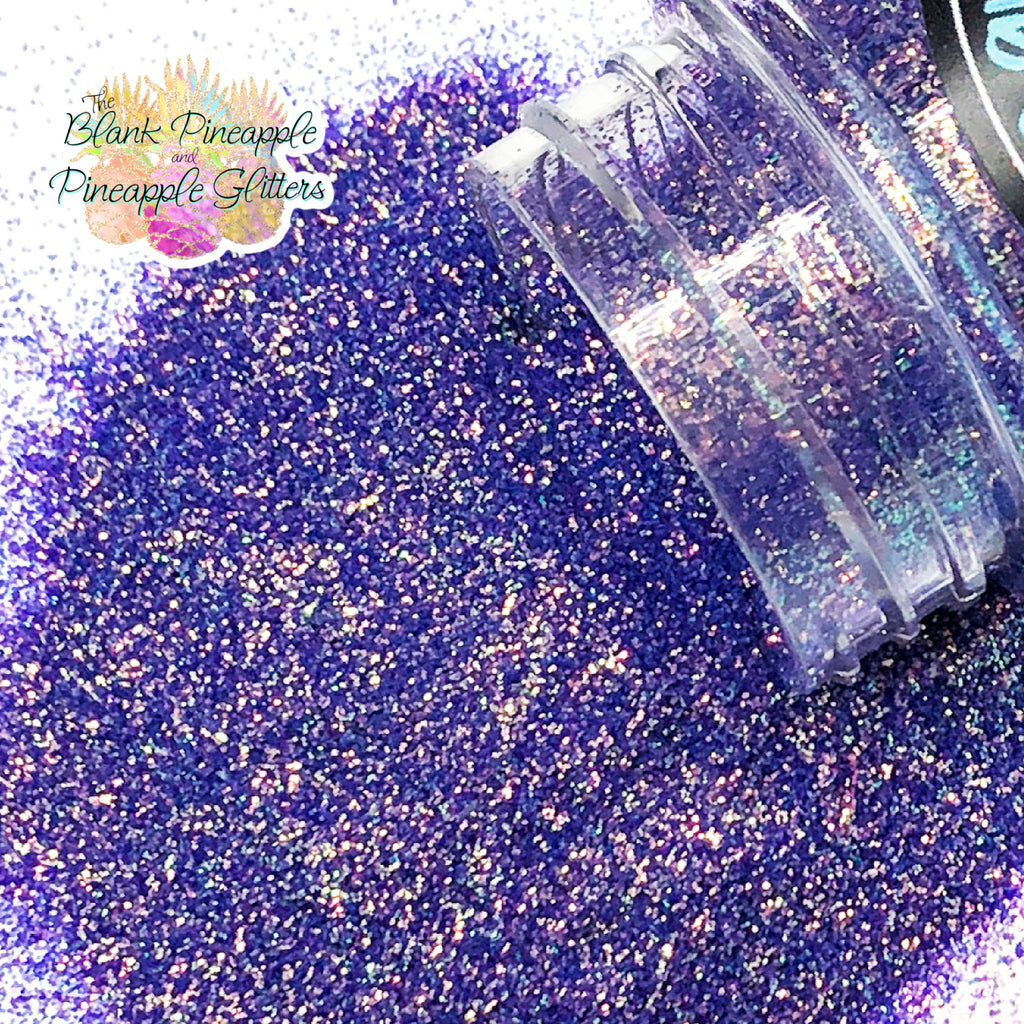 Purple Iridescent Glitter. High quality polyester glitter. Pineapple Glitters. The Blank Pineapple