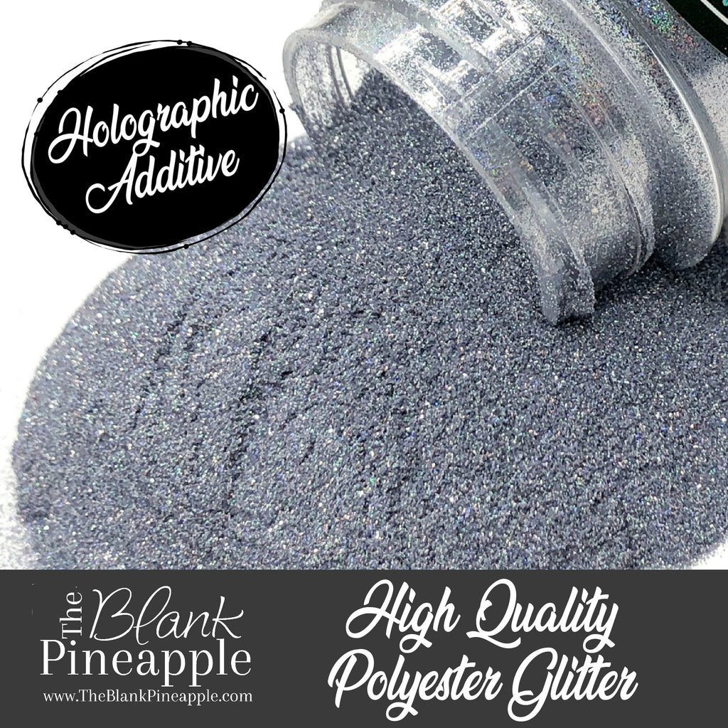 Jazz It Up!! micro cut holographic additive glitter, perfect for adding a fine, multi-colored shimmer to resin art, nail designs, and other crafts. The Blank Pineapple