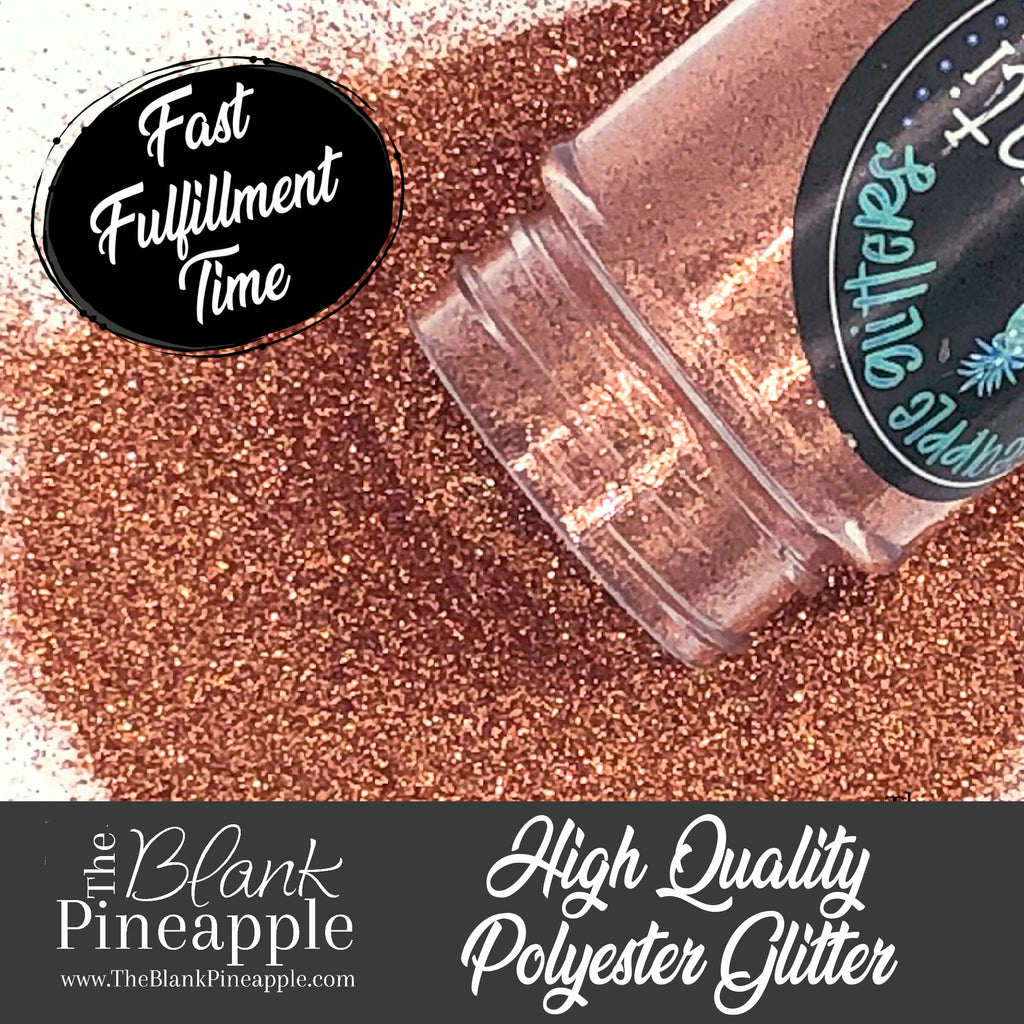 Penny Anti  Metallic Glitter 2oz. Shaker Bottle – Copper Glitter - The Blank Pineapple