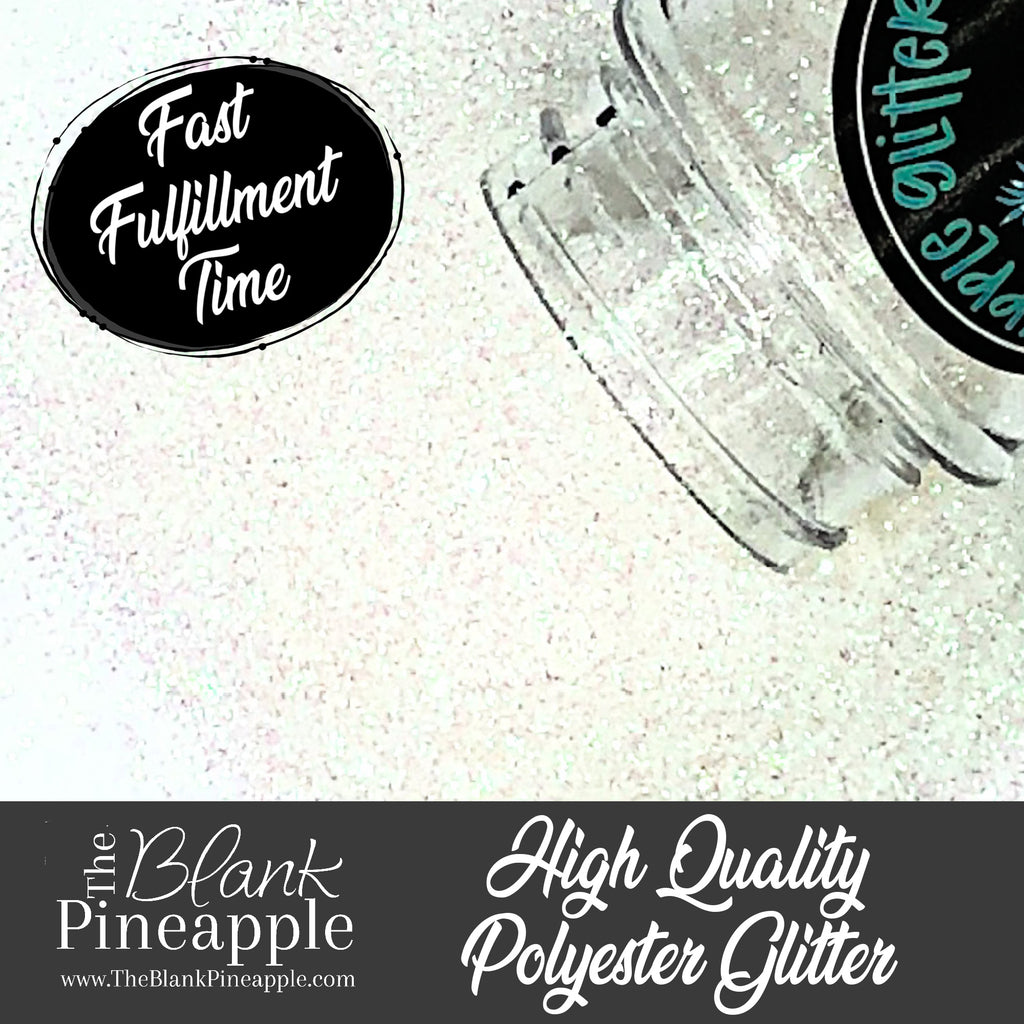 Precious Pearl Fine Cut Opal Iridescent Glitter in 2oz Shaker Bottle - The Blank Pineapple