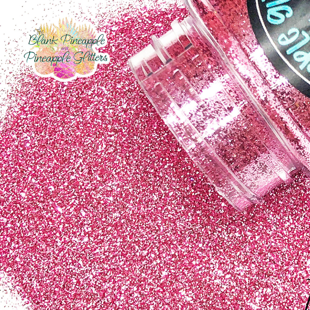 Rouge Ultra Fine Metallic Pink Glitter in 2oz Shaker Bottle - The Blank Pineapple