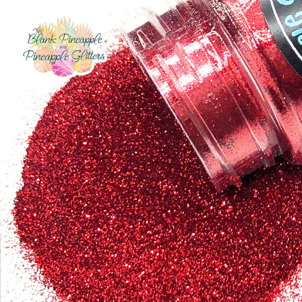 Ruby Doo Ultra Fine Metallic Red Glitter in 2oz Shaker Bottle  The Blank Pineapple