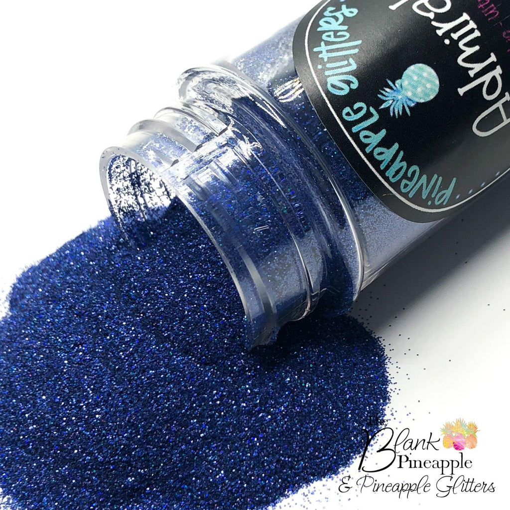 Admiral Holographic Glitter Ultra Fine Cut Glitter Polyester PET Blue Glitter - The Blank Pineapple