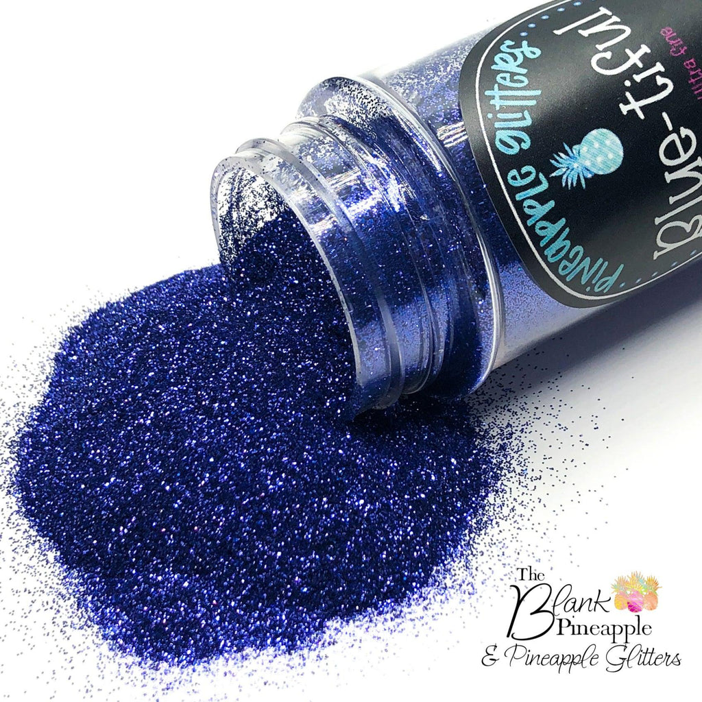 Blue-tiful Ultra Fine Cut Glitter Polyester PET Blue Glitter - The Blank Pineapple