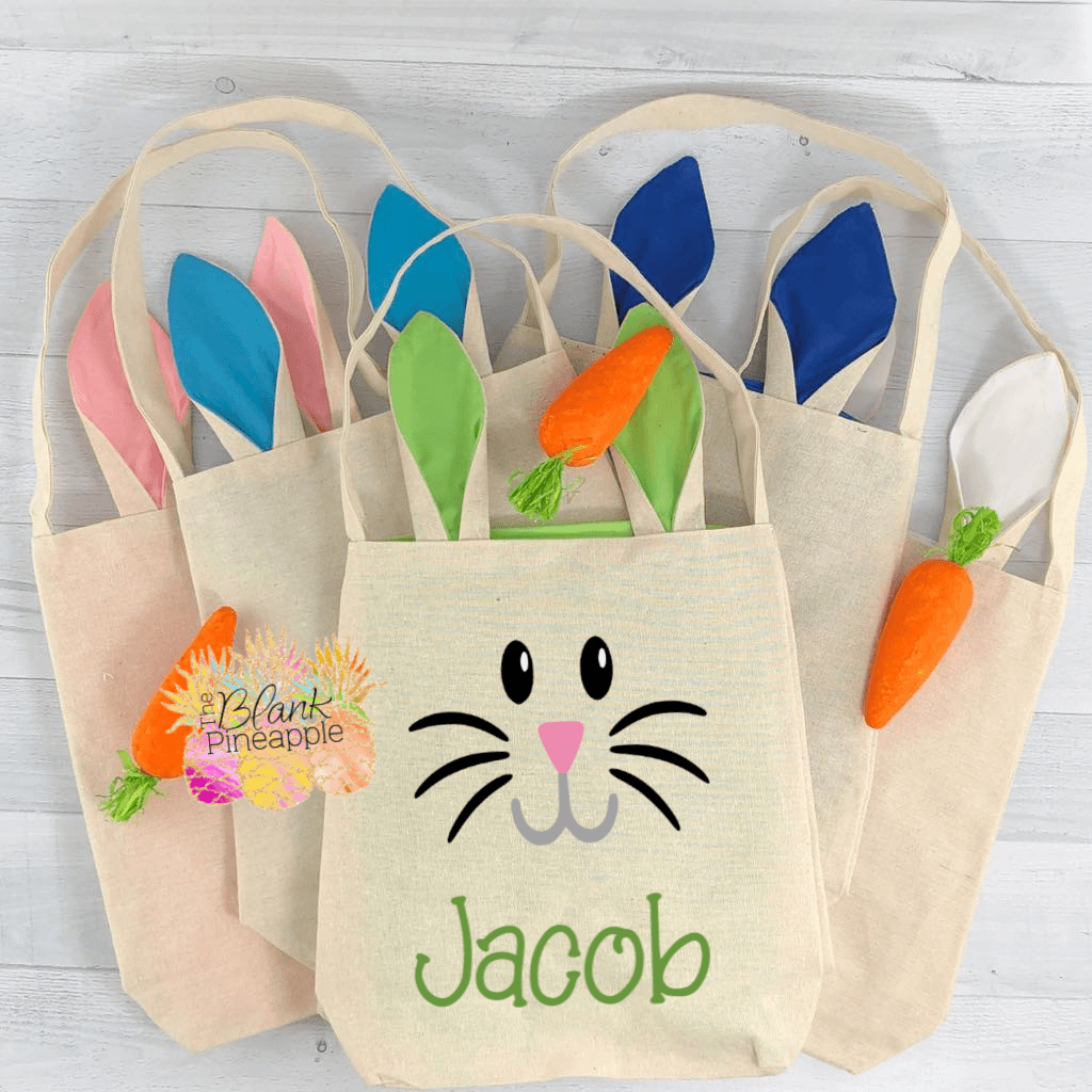 Burlap bunny bags sale