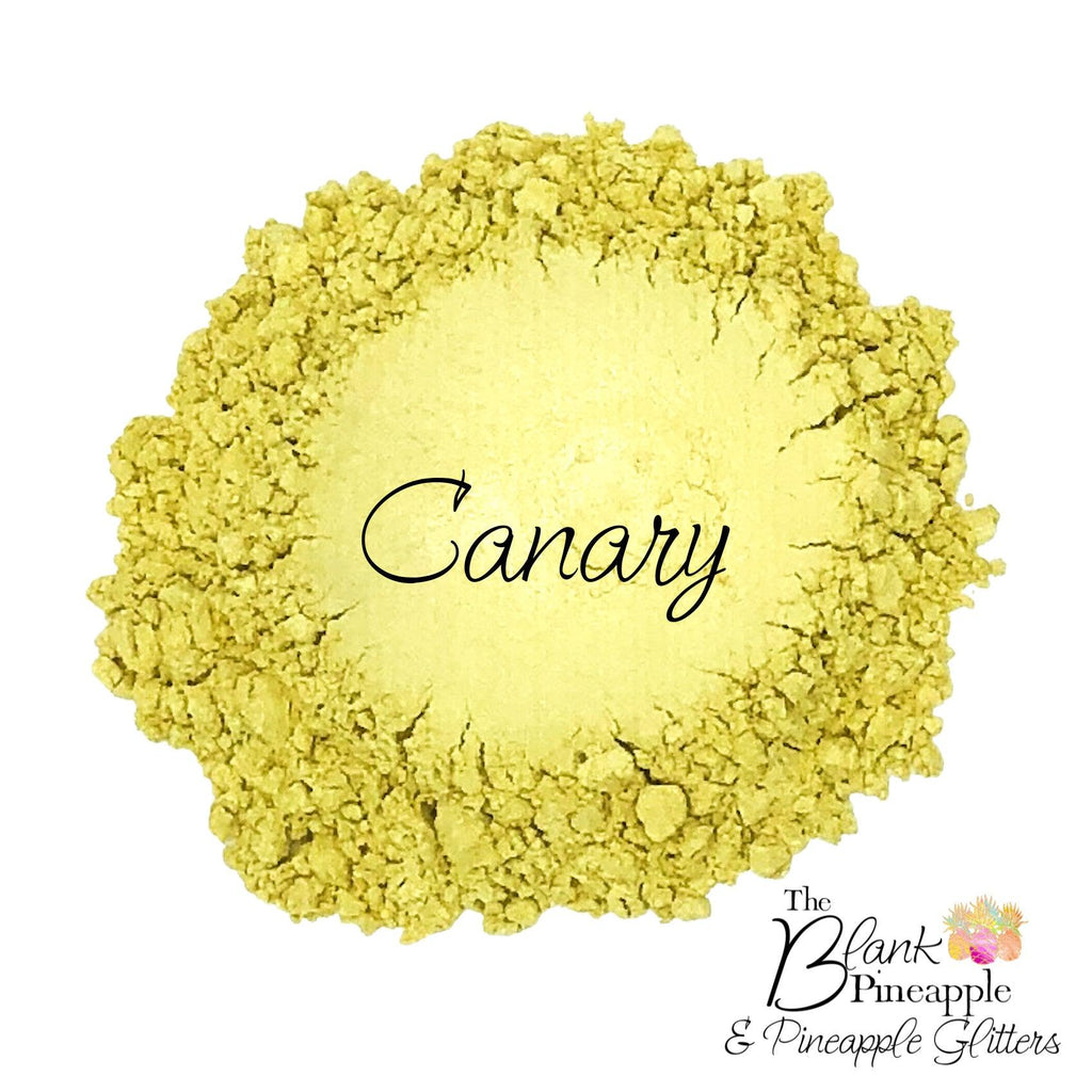 Canary Pearlescent Mica Pigment, Yellow Mica Pigment - The Blank Pineapple