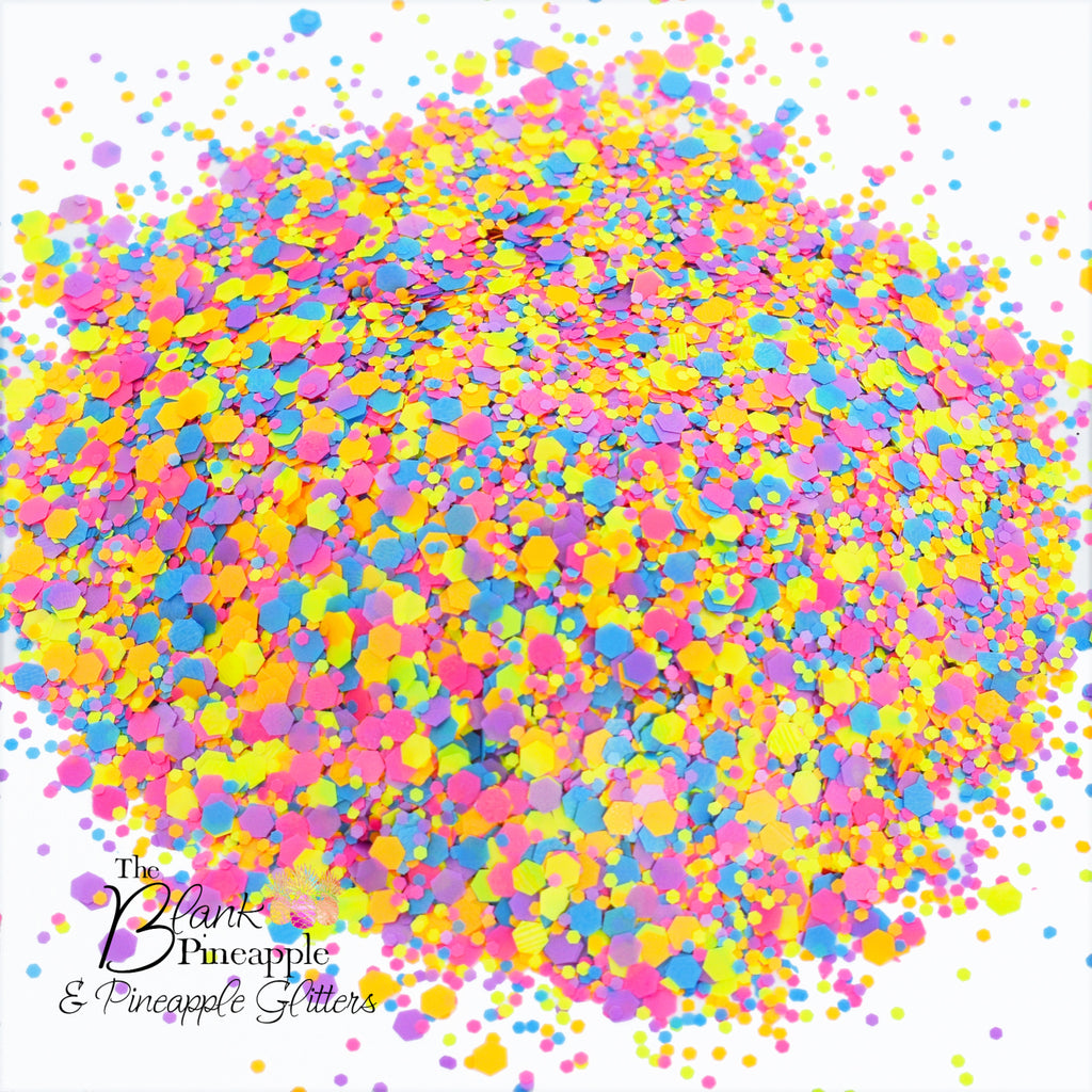 Color Me Happy Craft Glitter, Glitter Confetti - The Blank Pineapple
