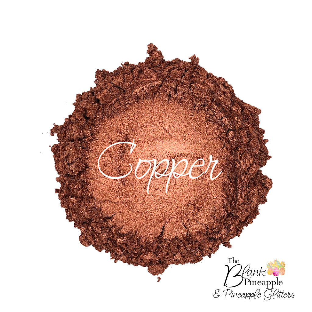 Copper Pearlescent Mica Pigment Powder, Brown Mica Pigment - The Blank Pineapple