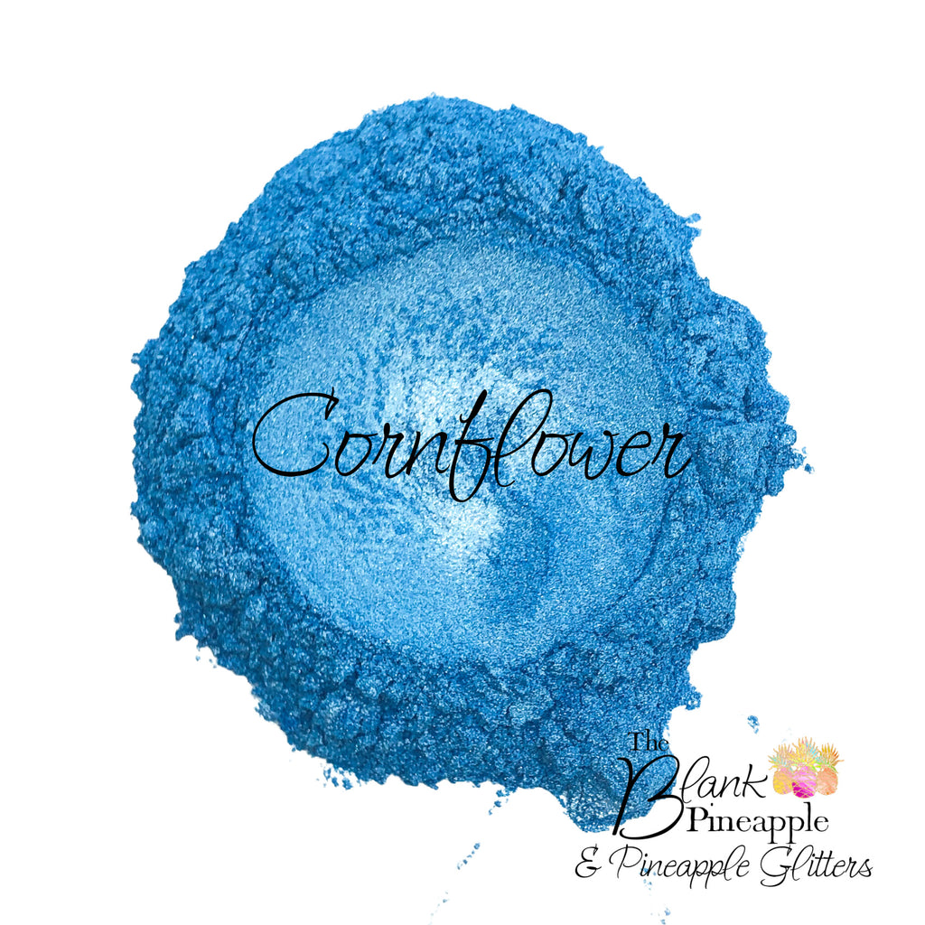 Light Blue Mica Powder, Cornflower Pearlescent Mica Pigment Powder