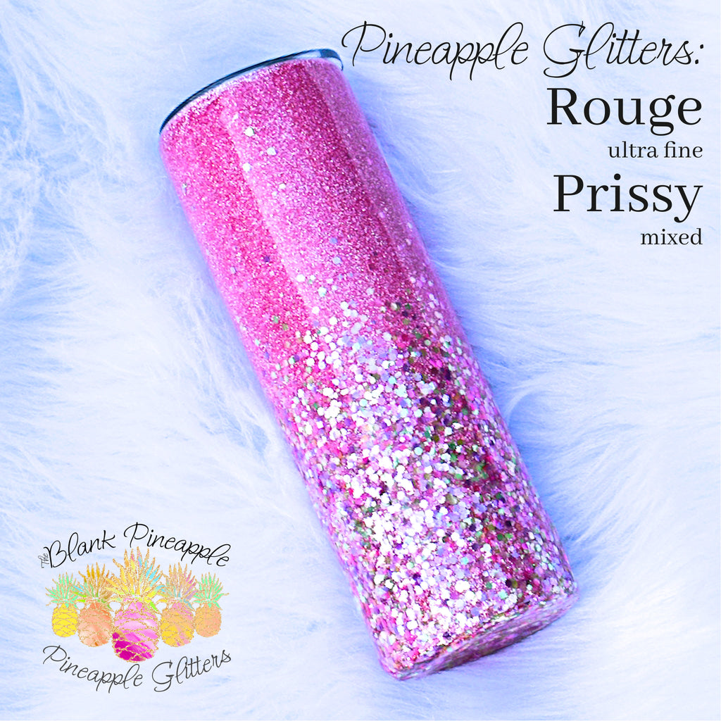 Rouge Ultra Fine Cut Glitter Polyester PET - The Blank Pineapple