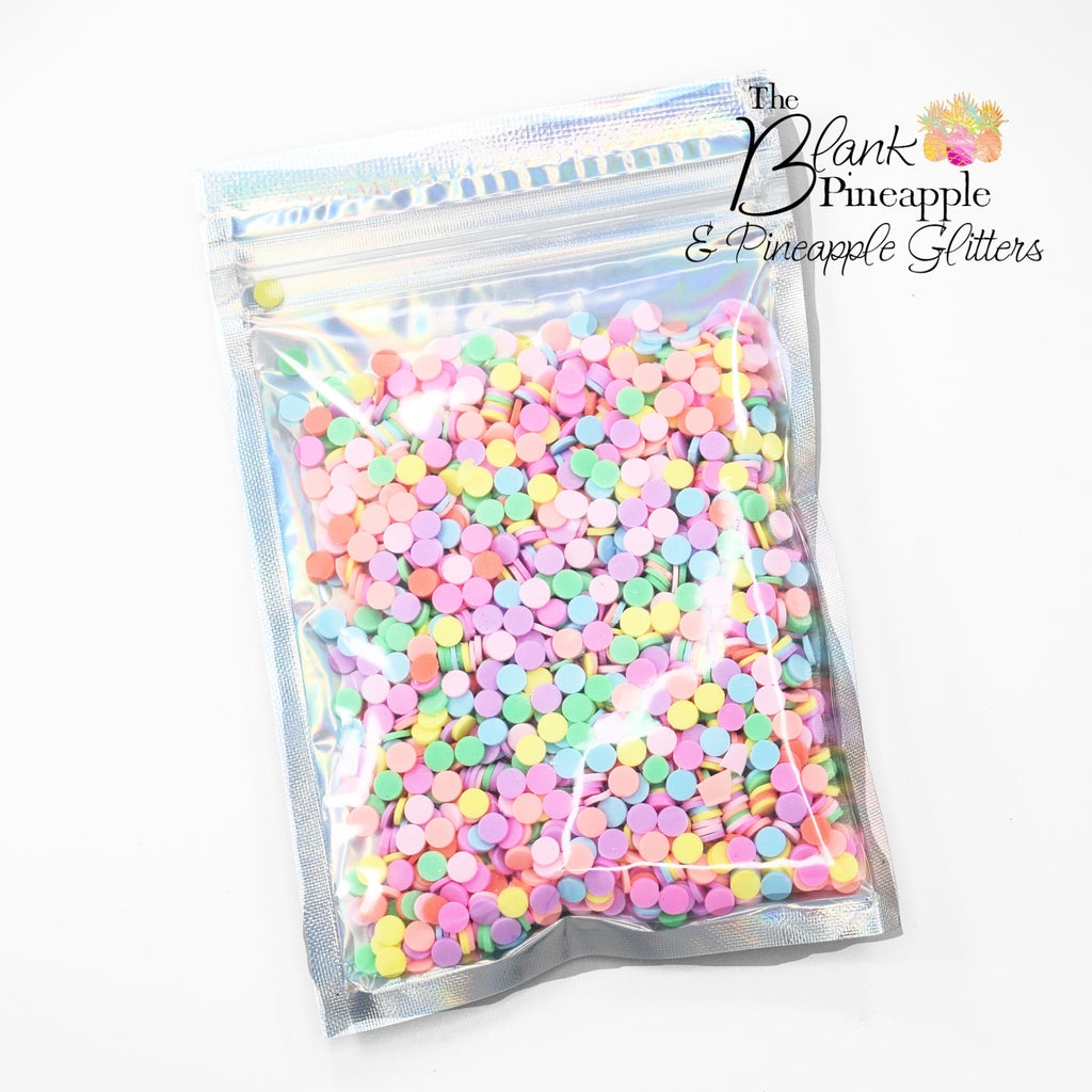 Fimo Shapes,  Fimo Dots, Clay Circles, Fimo Clay Confetti - The Blank Pineapple