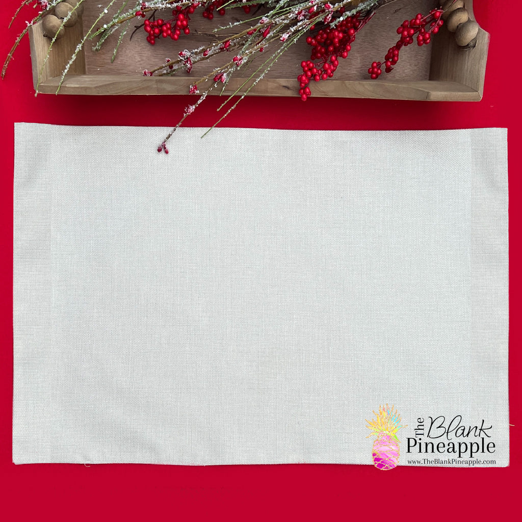 Sublimation Placemat 100% Polyester Linen 14"x20"