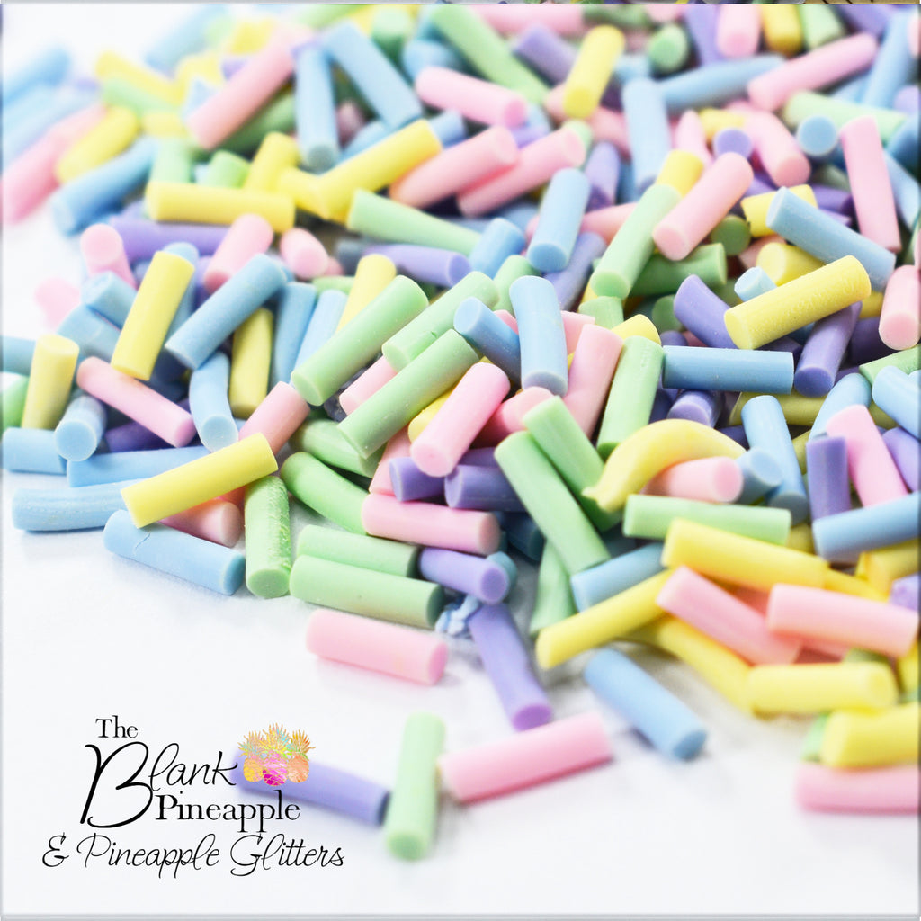 Pastel Clay Sprinkles, Fimo Sprinkles - The Blank Pineapple
