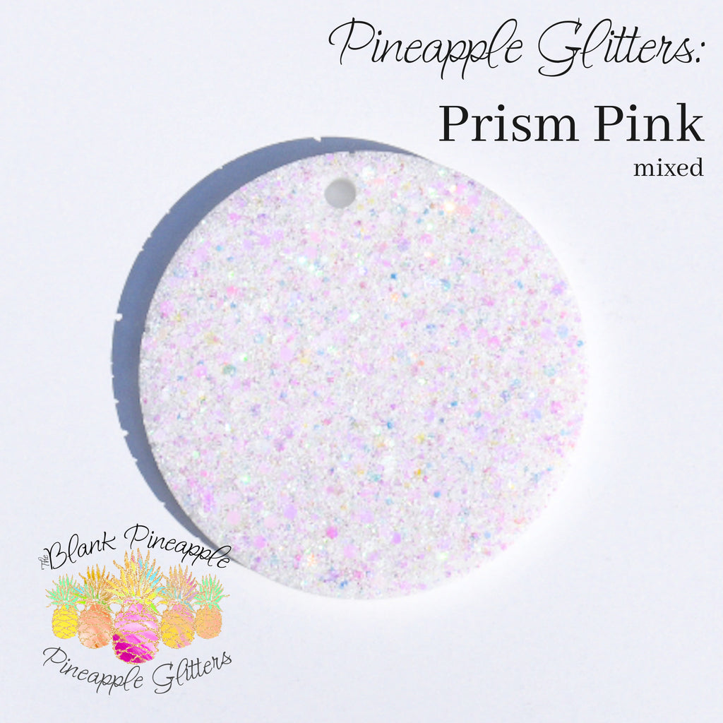 Prism Pink Mixed Polyester Glitter PET - The Blank Pineapple