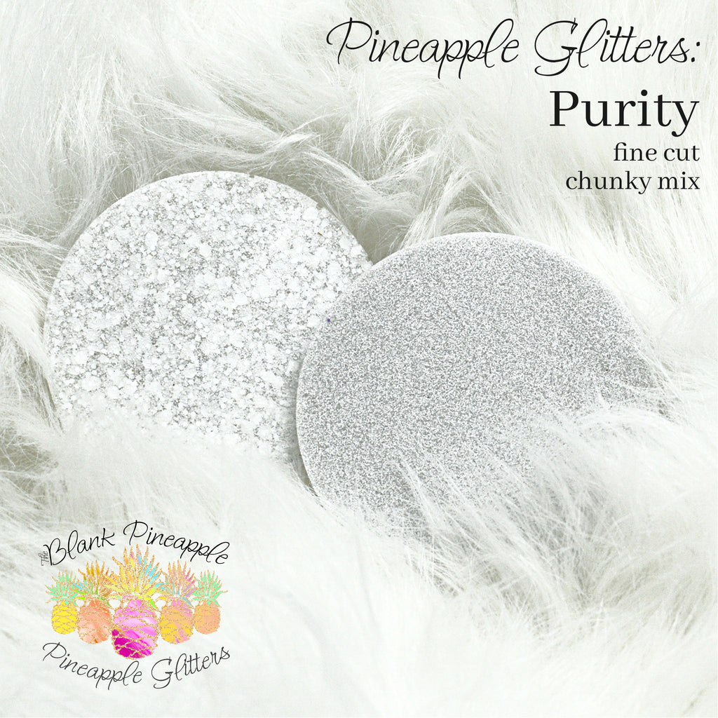 Purity Ultra Fine Cut Glitter Polyester PET - The Blank Pineapple