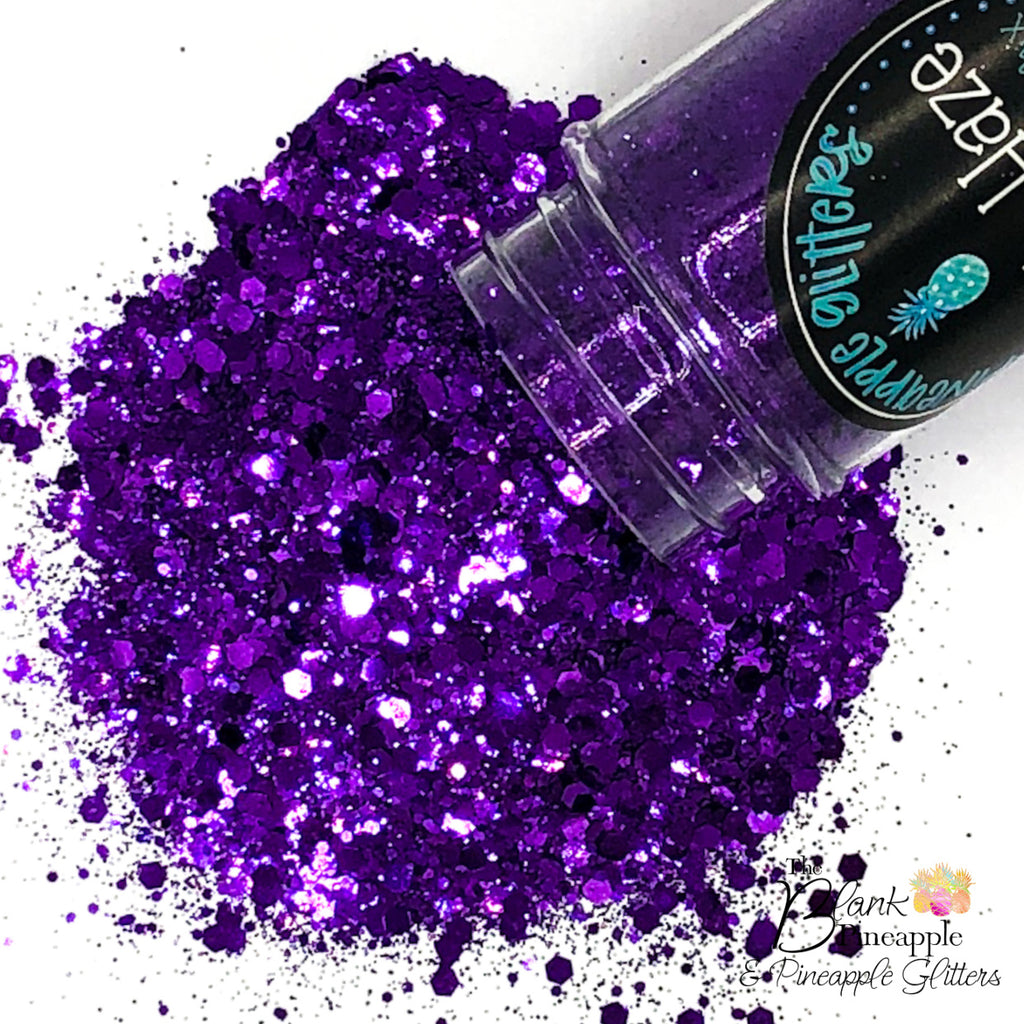 Purple Haze Chunky Mix Metallic Polyester Glitter PET Purple Glitter - The Blank Pineapple