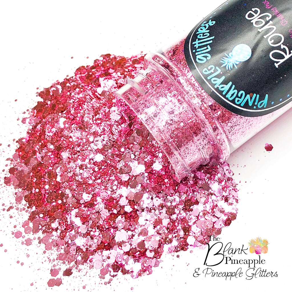 Rouge Chunky Mix Glitter, Pink Glitter - The Blank Pineapple