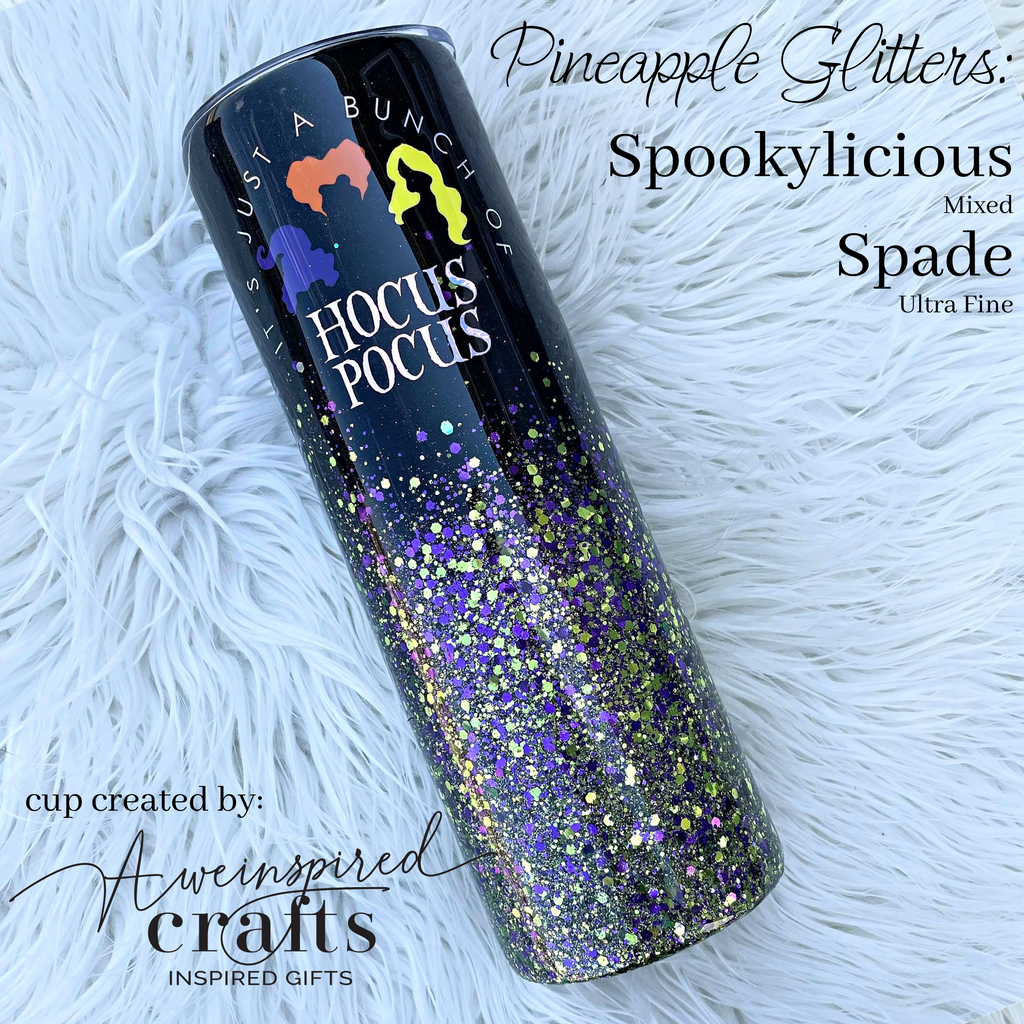 Spade Ultra Fine Cut Glitter Polyester PET - The Blank Pineapple