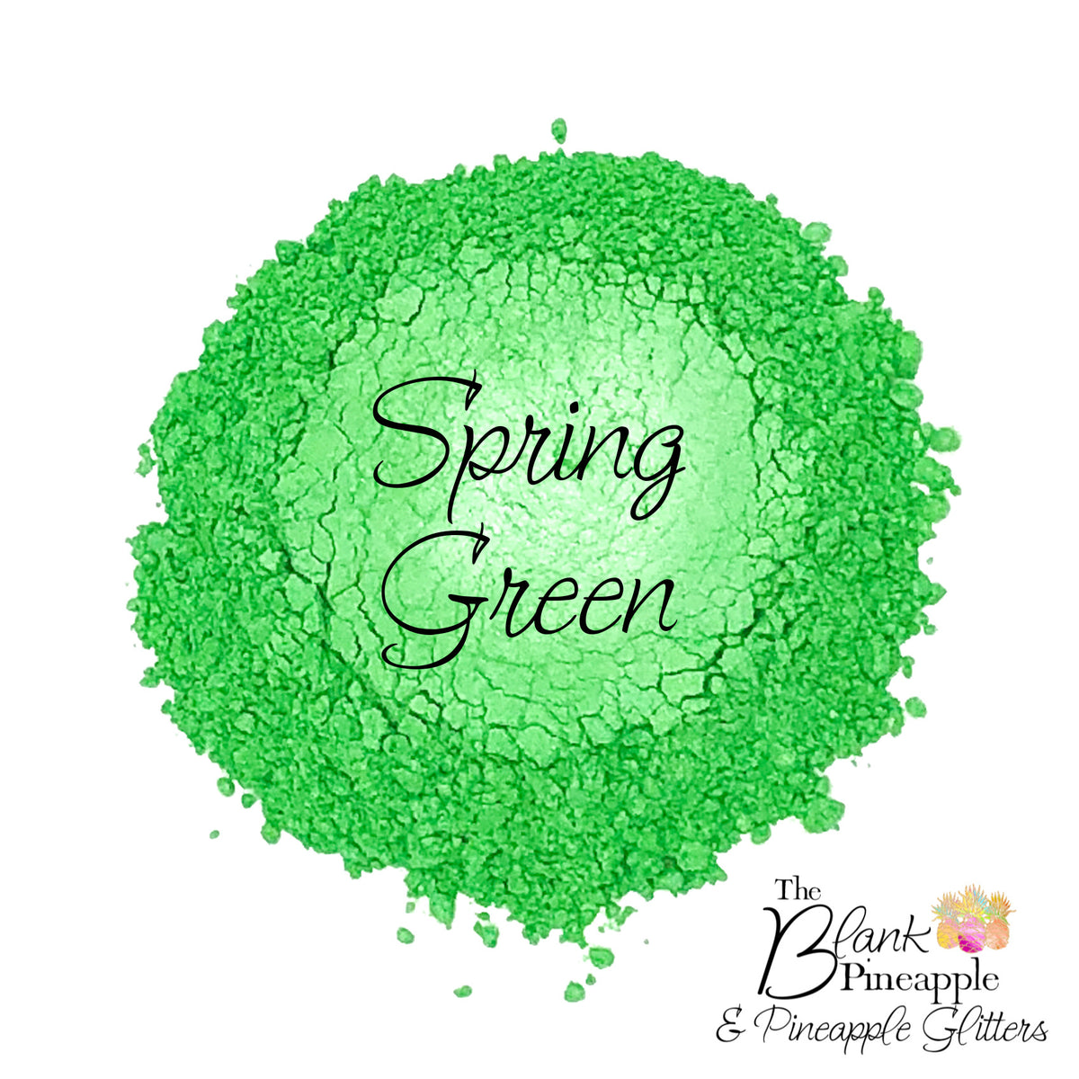 Green Mica Powder, Spring Green Pearlescent Mica Pigment Powder, Green ...