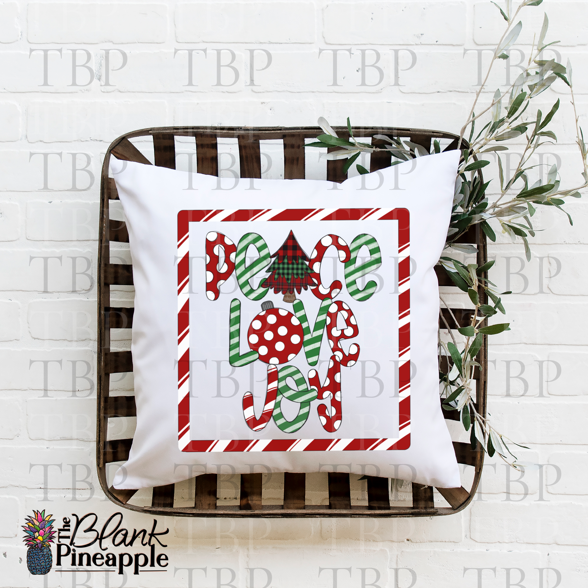 Blank Sublimation Pillow Covers 18x18 White Polyester Canvas