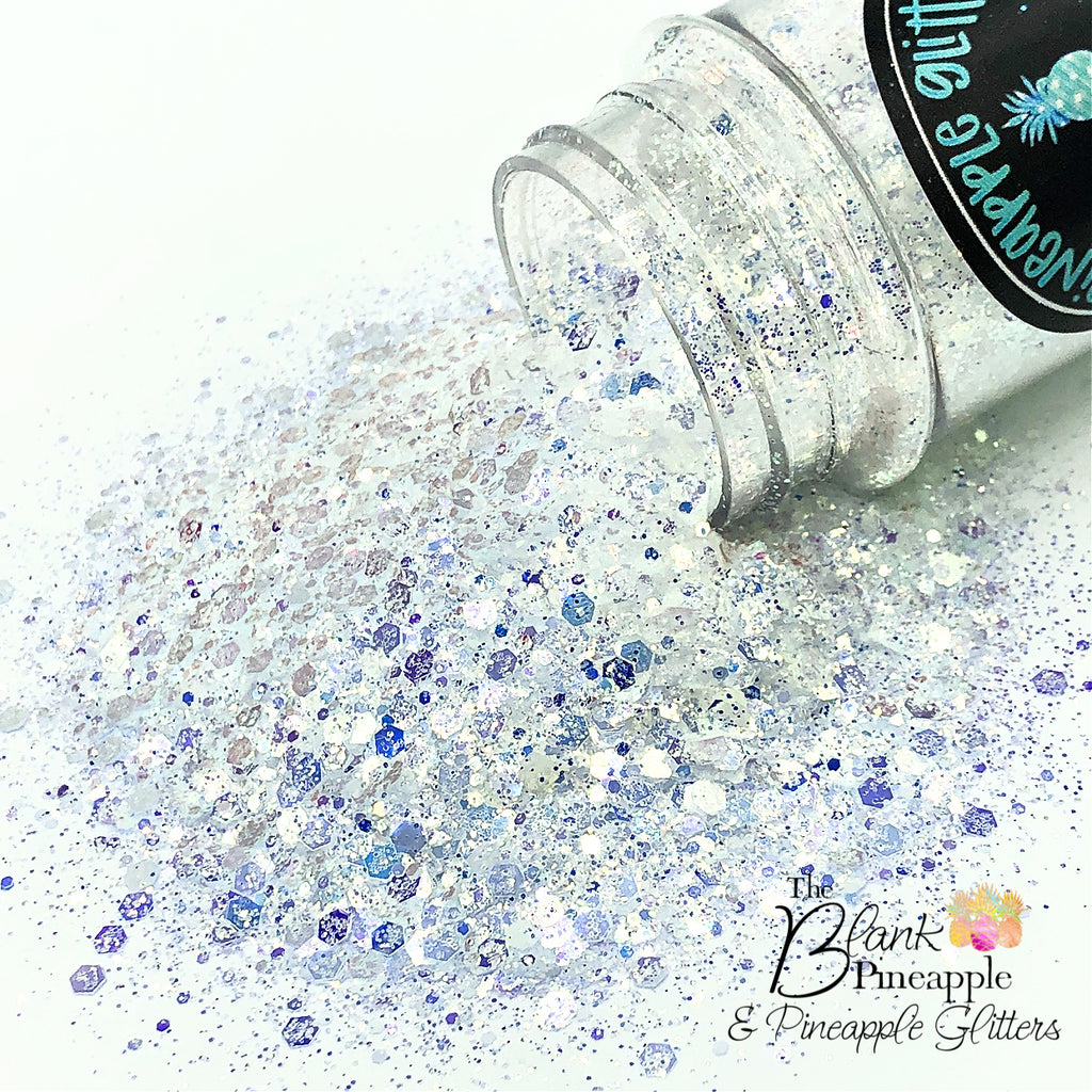Unicorn Frost Chunky Mix High Sparkling Opal Iridescent Polyester Glitter PET - The Blank Pineapple
