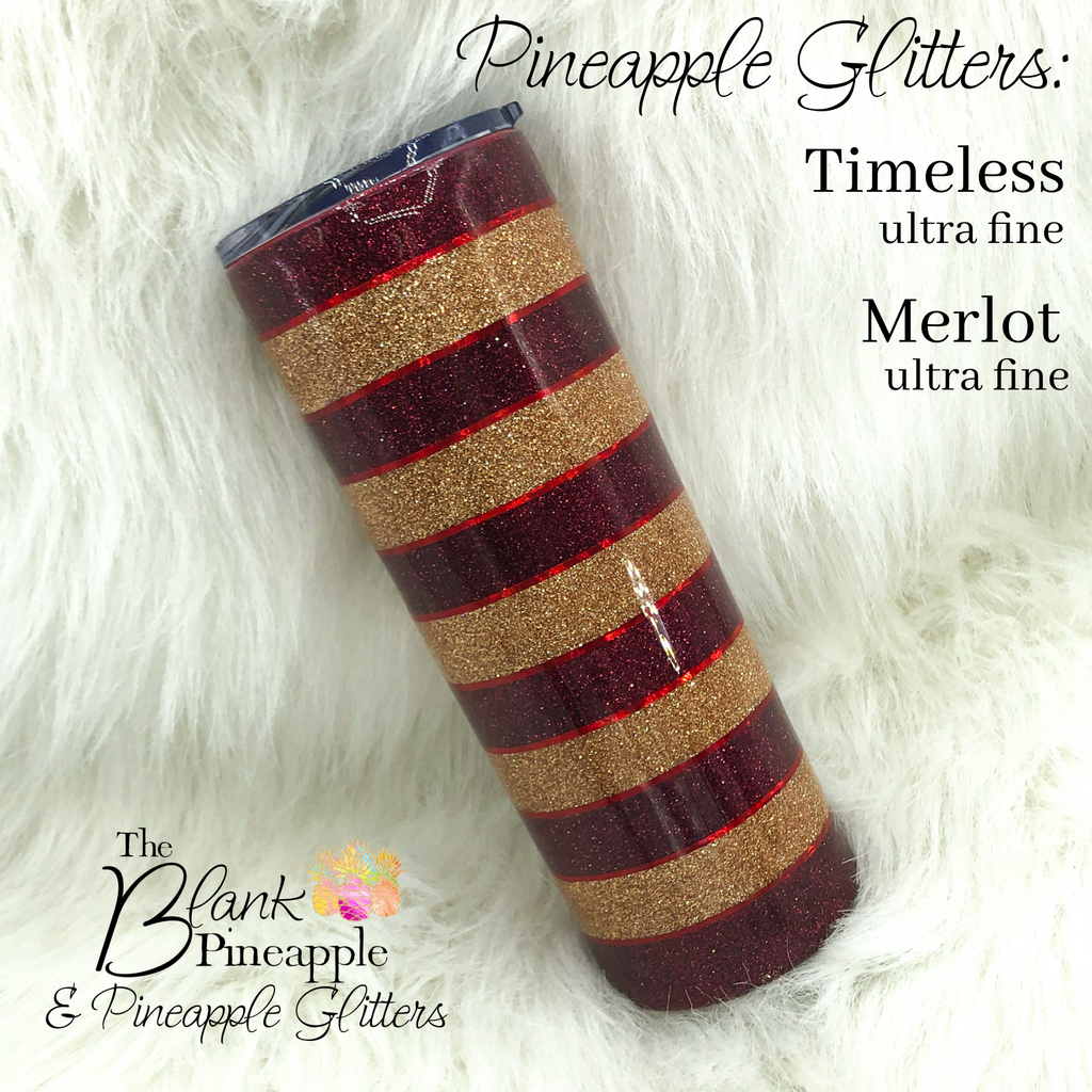 Merlot Ultra Fine Cut Glitter Polyester PET Maroon Glitter - The Blank Pineapple