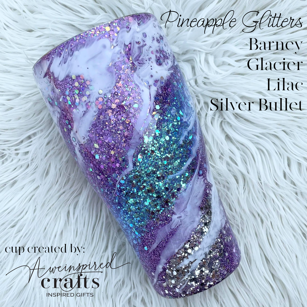 Silver Bullet Chunky Mix Metallic Polyester Glitter PET Silver Glitter - The Blank Pineapple